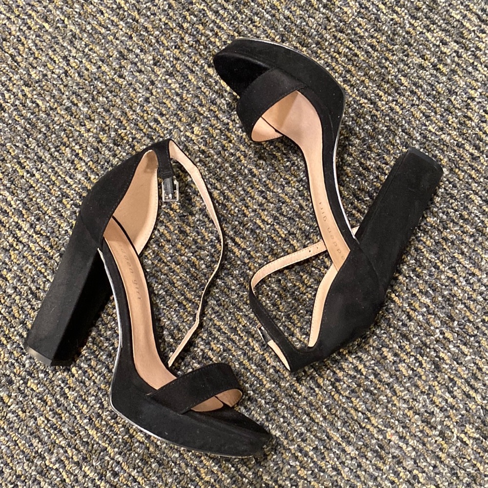 MADDEN GIRL black, chunky heel